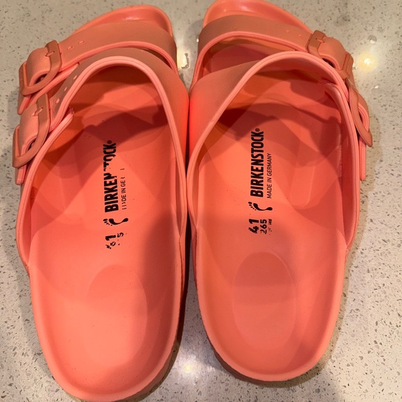 Coral Birkenstock size 41 - Picture 3 of 3